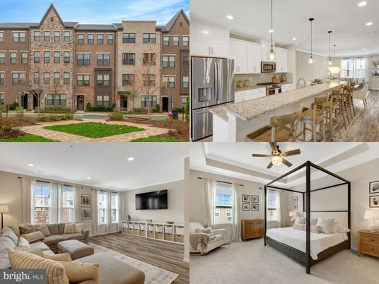 Interior, Kitchen, Living room, Pendant Lights, Recessed Lighting, Stainless Steel Appliances, Wood Texture Flooring