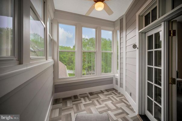 Interior, Sun Room, Wood Texture Flooring