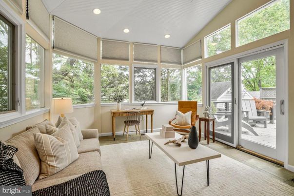 Home Office, Interior, Living room, Recessed Lighting, Sun Room