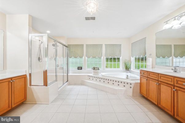 Bathroom, Glass Shower, Interior, Recessed Lighting, Water