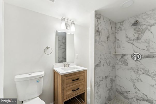 Bathroom, Interior, Marble Walls