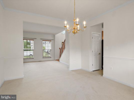 Chandelier, Empty room, Interior