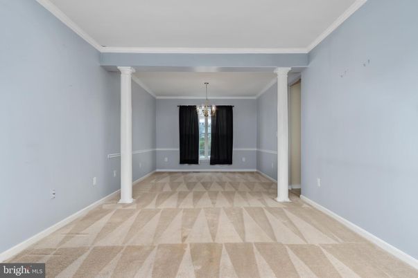 Chandelier, Empty room, Interior