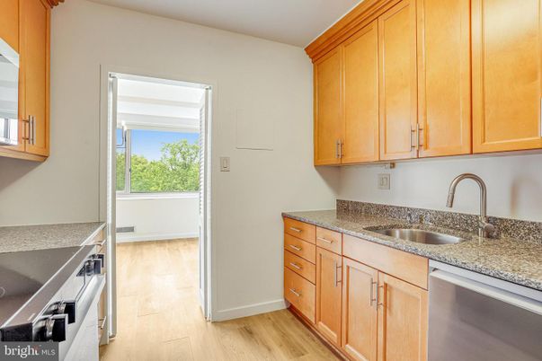 Interior, Kitchen, Wood Texture Flooring