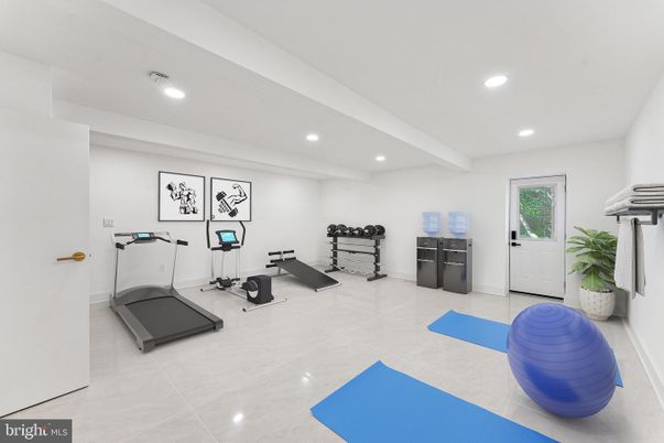 Fitness Equipment, Interior, Recessed Lighting