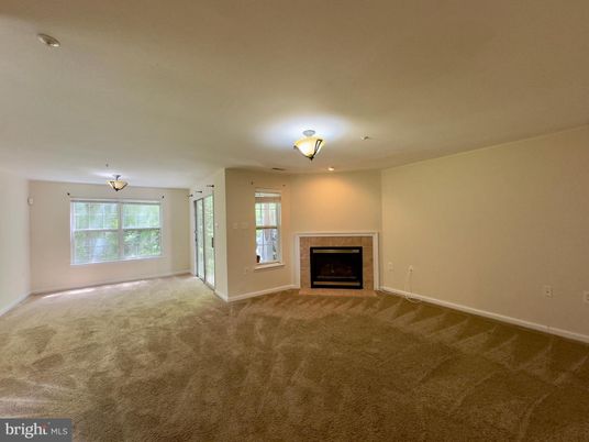 Empty room, Fireplace, Interior