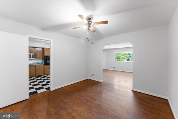 Empty room, Interior, Kitchen, Wood Texture Flooring