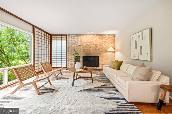 Fireplace, Interior, Living room, Stone Walls, Wood Texture Flooring
