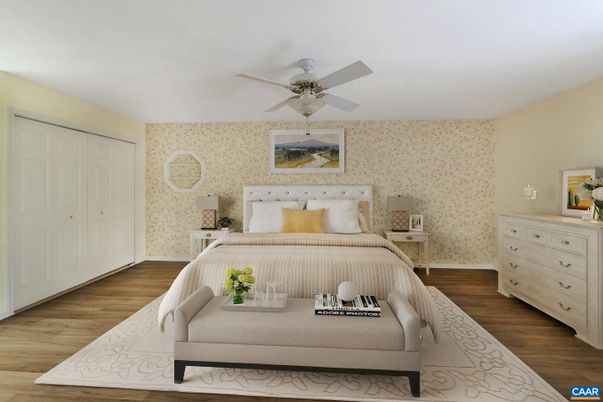 Bedroom, Interior, Wood Texture Flooring