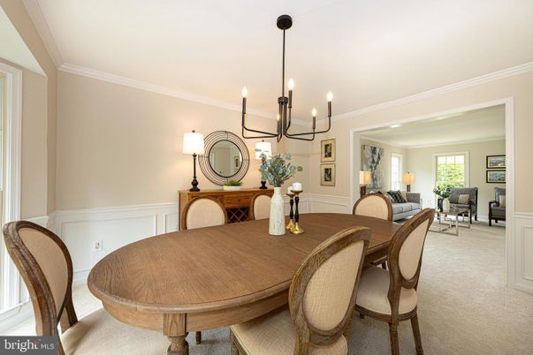 Chandelier, Dining room, Interior