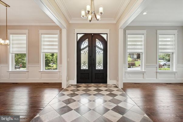 Chandelier, Interior, Pendant Lights, Recessed Lighting, Wood Texture Flooring