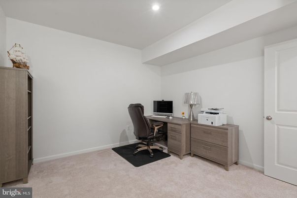Home Office, Interior, Recessed Lighting