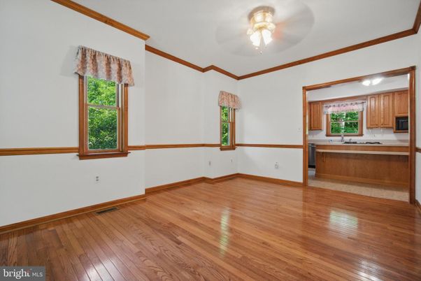 Empty room, Interior, Kitchen, Wood Texture Flooring