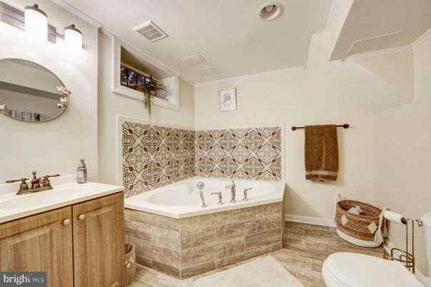 Bathroom, Interior, Wood Texture Flooring
