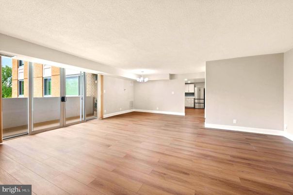 Empty room, Interior, Kitchen, Wood Texture Flooring