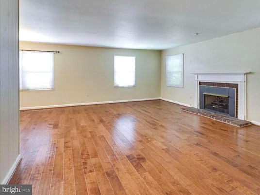 Empty room, Fireplace, Interior, Wood Texture Flooring
