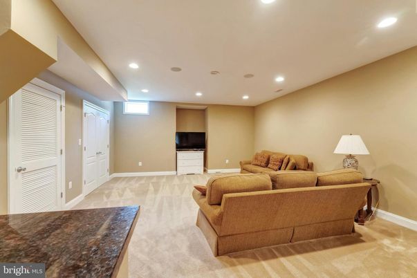 Interior, Living room, Recessed Lighting