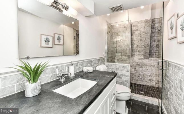 Bathroom, Glass Shower, Interior