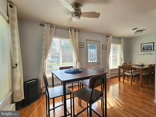Dining room, Interior, Wood Texture Flooring