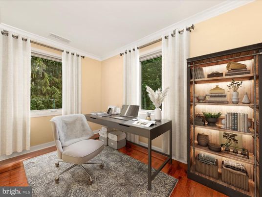 Home Office, Interior, Wood Texture Flooring