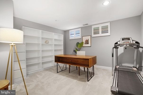 Fitness Equipment, Home Office, Interior, Recessed Lighting