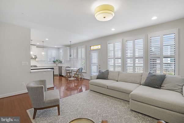 Dining room, Interior, Kitchen, Living room, Pendant Lights, Recessed Lighting, Wood Texture Flooring