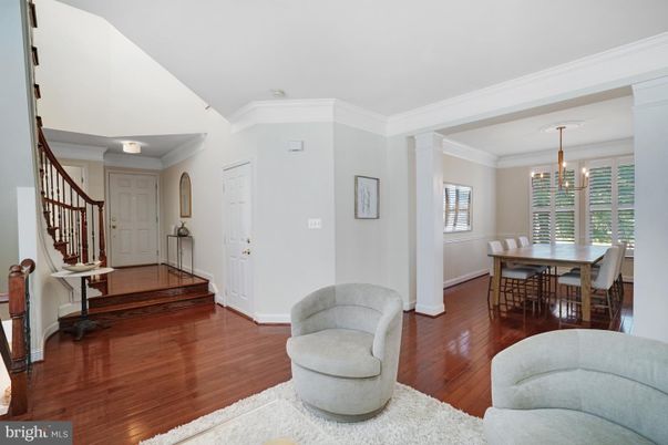 Chandelier, Dining room, Interior, Pendant Lights, Wood Texture Flooring