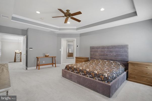 Bedroom, Interior, Pendant Lights, Recessed Lighting