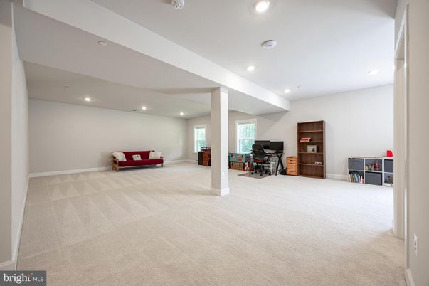 Home Office, Interior, Recessed Lighting