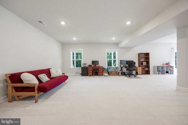 Home Office, Interior, Living room, Recessed Lighting