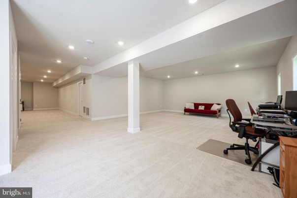 Home Office, Interior, Recessed Lighting