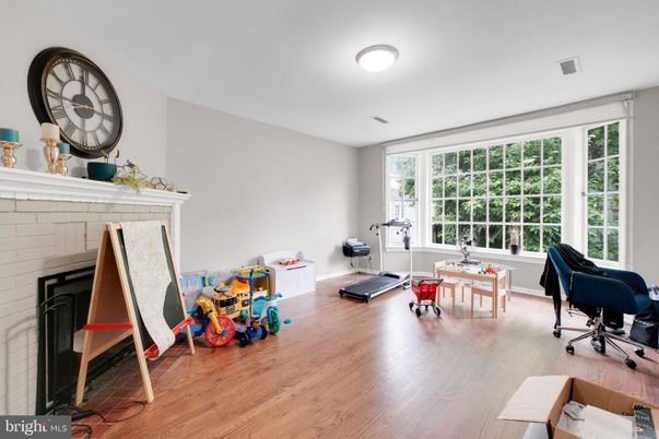 Fitness Equipment, Home Office, Interior, Wood Texture Flooring