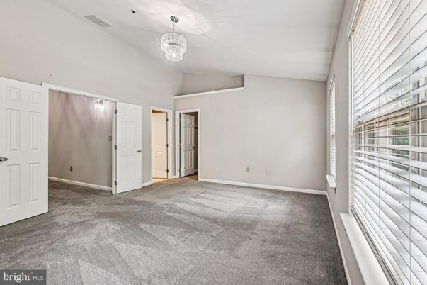 Chandelier, Empty room, Interior