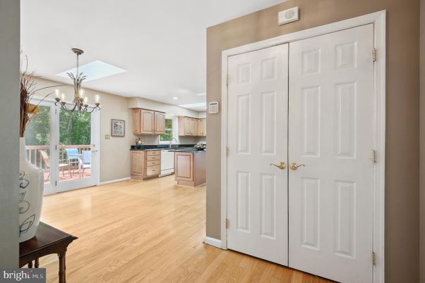 Chandelier, Interior, Kitchen, Recessed Lighting, Wood Texture Flooring