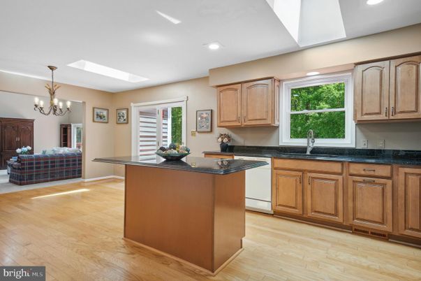 Chandelier, Interior, Kitchen, Recessed Lighting, Wood Texture Flooring