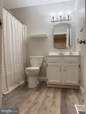 Bathroom, Interior, Wood Texture Flooring