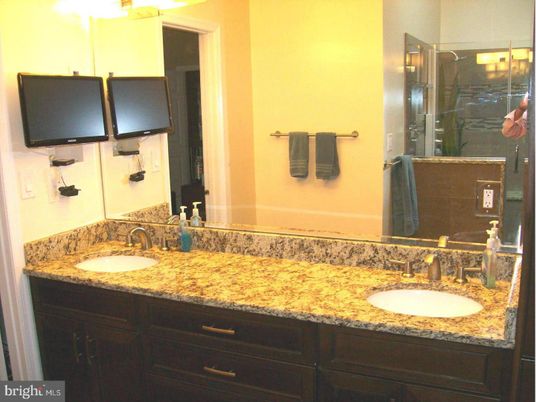 Bathroom, Dual Sink Vanities, Glass Shower, Interior
