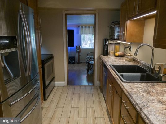 Interior, Kitchen, Wood Texture Flooring