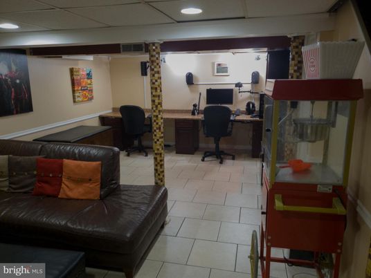 Home Office, Interior, Recessed Lighting