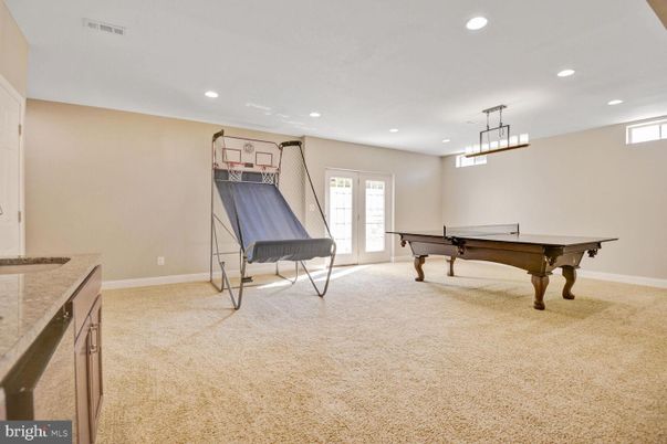 Game Room, Interior, Pendant Lights, Recessed Lighting