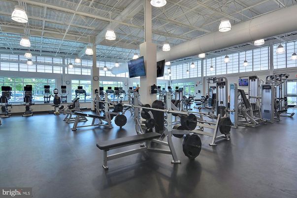 Fitness Equipment, Gym, Interior, Pendant Lights