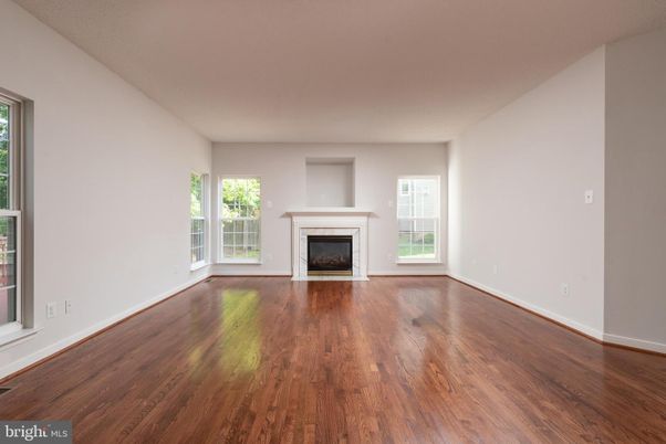 Empty room, Fireplace, Interior, Wood Texture Flooring