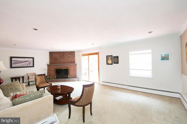 Fireplace, Interior, Living room, Recessed Lighting, Stone Walls