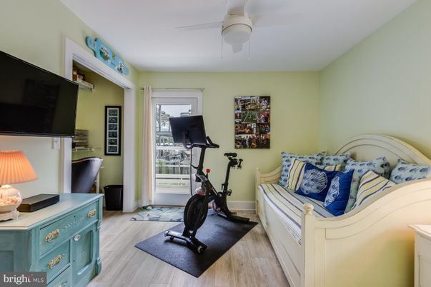 Fitness Equipment, Interior, Wood Texture Flooring