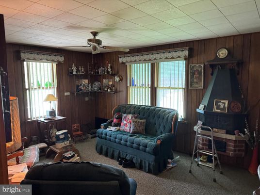 Interior, Living room, Wooden Walls