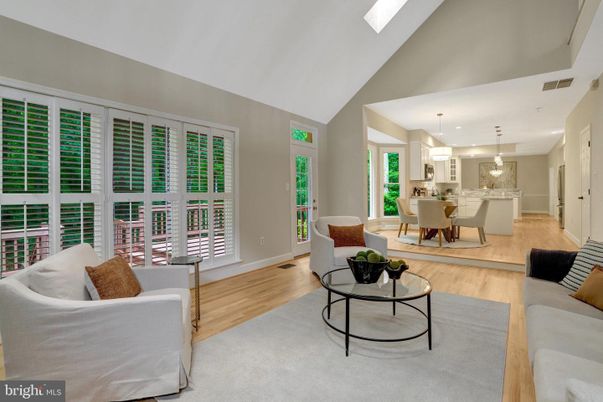 Dining room, Interior, Kitchen, Living room, Pendant Lights, Recessed Lighting, Wood Texture Flooring