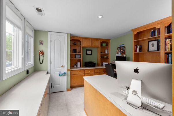Home Office, Interior, Recessed Lighting