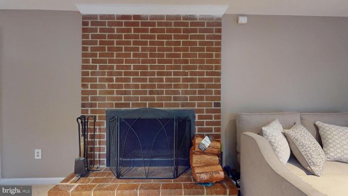 Fireplace, Interior, Stone Walls