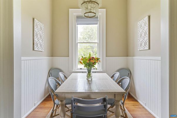 Dining room, Interior, Wood Texture Flooring