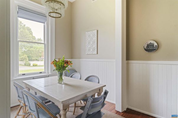 Dining room, Interior, Wood Texture Flooring